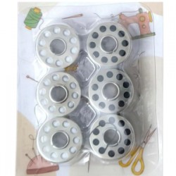 Masura İpli 6lı Metal Siyah-beyaz