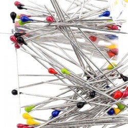 Minelli İğne Kutulu Renkli Başlı 100lü Minelli İğne Kutulu Renkli Başlı 100lü