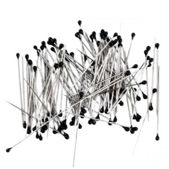 Minelli İğne Kutulu Siyah Başlı 100lü