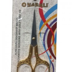 Nakış Makası Altın Saplı Dekoratif Makas Model 1 Nakış Makası Altın Saplı Dekoratif Makas Model 1
