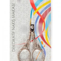 Nakış Makası Dekoratif Gümüş Kuş Ybl-403 Model 21 Nakış Makası Dekoratif Gümüş Kuş Ybl-403 Model 21