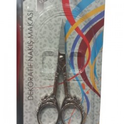 Nakış Makası Dekoratif Gümüş Ybl-403 Model 12 Nakış Makası Dekoratif Gümüş Ybl-403 Model 12