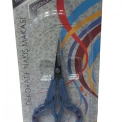 Nakış Makası Dekoratif Mavi Ybl-403 Model 16 Nakış Makası Dekoratif Mavi Ybl-403 Model 16
