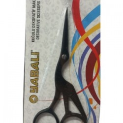Nakış Makası Kuğulu Dekoratif Makas Siyah Ybl-045 Model 11 Nakış Makası Kuğulu Dekoratif Makas Siyah Ybl-045 Model 11