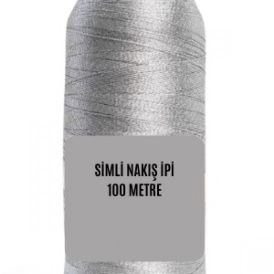 Nakış Simi 100 Metre Gümüş