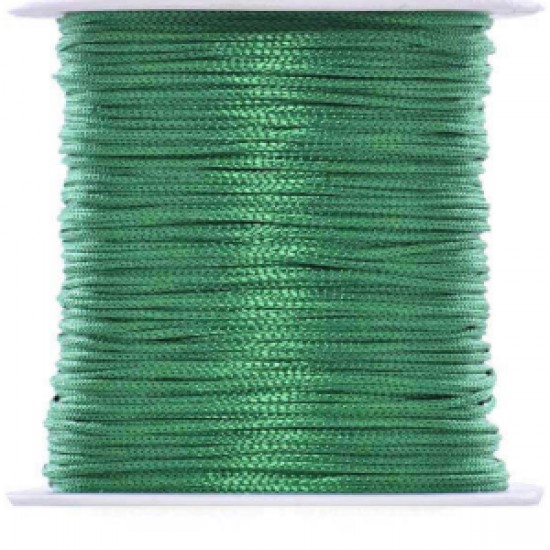 Paraşüt İpi, Bileklik-kolye Örgü İpi 1 Mm 50 Metre Yeşil