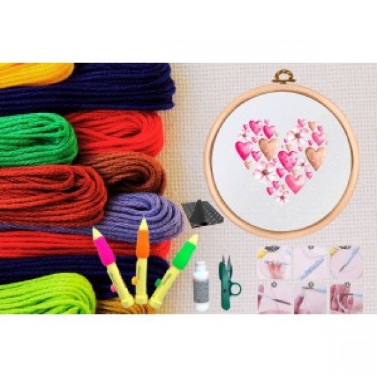 Punch Seti Nakış Seti Kasnaklı Kendin Yap Seti Seri 111