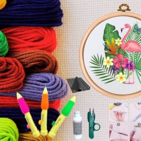 Punch Seti Nakış Seti Kasnaklı Kendin Yap Seti Seri 16