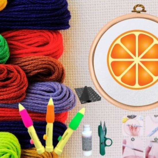 Punch Seti Nakış Seti Kasnaklı Kendin Yap Seti Seri 48