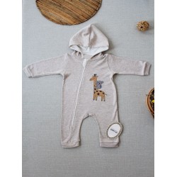 6-9 9-12 Ay Ef Çizgi Boy Fermuarlı Zürafa Nakışlı Kapşonlu Kız Erkek Bebek Tulumu 6-9 9-12 Ay Ef Çizgi Boy Fermuarlı Zürafa Nakışlı Kapşonlu Kız Erkek Bebek Tulumu