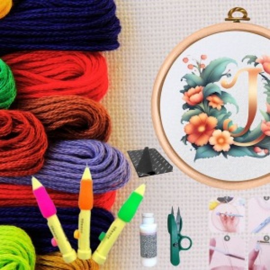 Punch Seti Nakış Seti Kasnaklı Kendin Yap Seti Seri 73