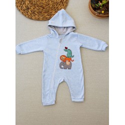 6-9 9-12 Ay Ef Çizgi Boy Fermuarlı Hayvanlar Alemi Nakışlı Kapşonlu Kız Erkek Bebek Tulumu 6-9 9-12 Ay Ef Çizgi Boy Fermuarlı Hayvanlar Alemi Nakışlı Kapşonlu Kız Erkek Bebek Tulumu