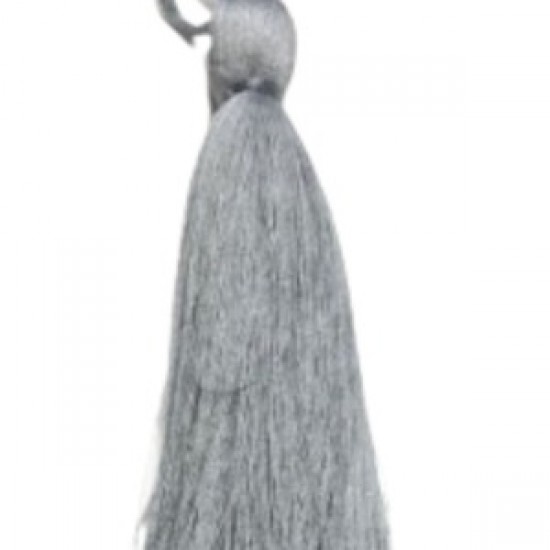 Püskül Tekli 10 Cm 1 Adet Gri