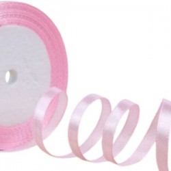 Saten Kurdele 1 Cm 10 Metre Açık Pembe Saten Kurdele 1 Cm 10 Metre Açık Pembe