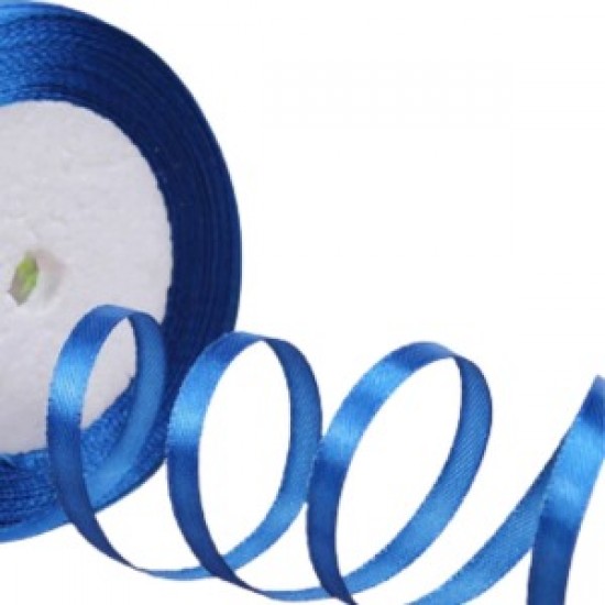 Saten Kurdele 6 Mm Petrol Mavisi 2 Metre