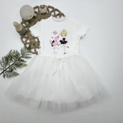 5-6-7 Yaş Flamingo Balerin Kız Baskılı Kurdela Kuşaklı Astarlı Kız Çocuk Tütü Elbise 5-6-7 Yaş Flamingo Balerin Kız Baskılı Kurdela Kuşaklı Astarlı Kız Çocuk Tütü Elbise