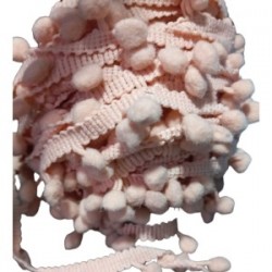 Sıralı Ponpon 1 Metre Somon Sıralı Ponpon 1 Metre Somon