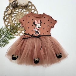 2-3-4 Yaş Puantiyeli Mickey Baskılı Kurdela Kuşaklı Astarlı Kız Bebek Tütü Elbisesi 2-3-4 Yaş Puantiyeli Mickey Baskılı Kurdela Kuşaklı Astarlı Kız Bebek Tütü Elbisesi