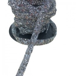 Silikonlu Yapıştırma Taş Şerit 2 Cm Gümüş 1 Metre Silikonlu Yapıştırma Taş Şerit 2 Cm Gümüş 1 Metre