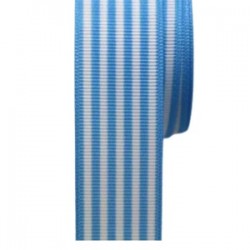 Tafta Çizgi Desen Kurdele 25 Mm Mavi 5 Metre Tafta Çizgi Desen Kurdele 25 Mm Mavi 5 Metre