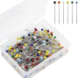 Toplu İğne Renkli Başlı 200 Adet Toplu İğne Renkli Başlı 200 Adet
