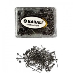 Toplu İğne Siyah 72li 4x38 Mm Toplu İğne Siyah 72li 4x38 Mm