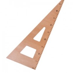 Üçgen Riga Cetvel 45 Cm Üçgen Riga Cetvel 45 Cm