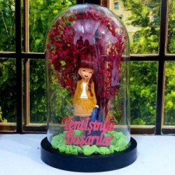 Fanus Teraryum Yeni İşinde Başarılar Yeni İş Hediyesi İş Kadını Temalı