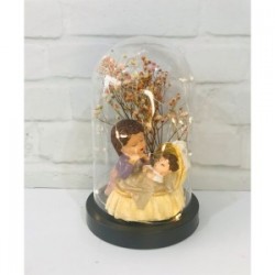 Teraryum Fanus Anneye Hediye Beşikte Bebek Temalı Teraryum Fanus Anneye Hediye Beşikte Bebek Temalı