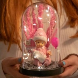 Teraryum Fanus Kız Bebek Hoşgeldin Doğum Hediyesi Işıklı Teraryum Fanus Kız Bebek Hoşgeldin Doğum Hediyesi Işıklı