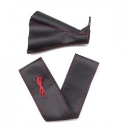 Tüm Araçlara Uyumlu Direksiyon Kılıfı Ve Vites Körüğü Siyah Vinil Tüm Araçlara Uyumlu Direksiyon Kılıfı Ve Vites Körüğü Siyah Vinil