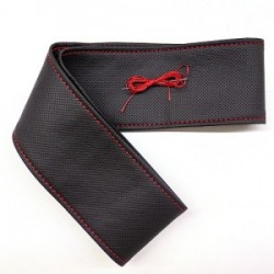 Tüm Araçlara Uyumlu Vinil Direksiyon Kılıfı, Dikmeli Kırmızı Dikişli Tüm Araçlara Uyumlu Vinil Direksiyon Kılıfı, Dikmeli Kırmızı Dikişli