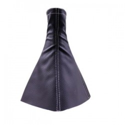 Tüm Araçlara Uyumlu Vites Körüğü Siyah Deri Gri Dikiş Tüm Araçlara Uyumlu Vites Körüğü Siyah Deri Gri Dikiş