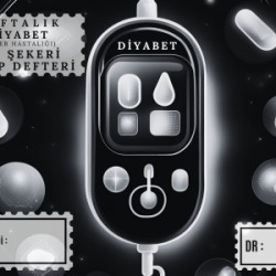 Diyabet Ölçüm Takip Çizelgesi Defteri A Kalite Özel Tasarım 3 Aylık A5 Siyah-beyaz Diyabet Ölçüm Takip Çizelgesi Defteri A Kalite Özel Tasarım 3 Aylık A5 Siyah-beyaz