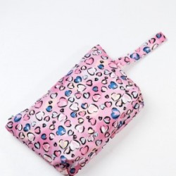 Makyaj Çantası Ve Çok Amaçlı El Çantası Kalp Desenli Makyaj Çantası Ve Çok Amaçlı El Çantası Kalp Desenli