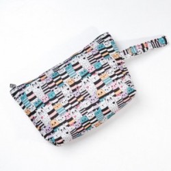 Makyaj Çantası Ve Çok Amaçlı El Çantası Kedi Desenli Makyaj Çantası Ve Çok Amaçlı El Çantası Kedi Desenli