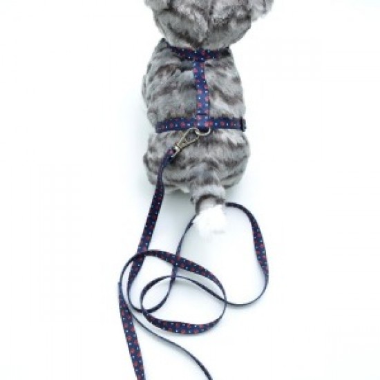 Kedi Patili Göğüs Tasması Ve Gezdirme Seti Ps9645