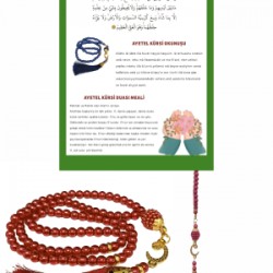 Namaz Tesbihi Vavlı 99lu Cam İncili Ayet-el Kürsi Dua Kartı İle Fuşya Renk Hediyelik Namaz Tesbihi Vavlı 99lu Cam İncili Ayet-el Kürsi Dua Kartı İle Fuşya Renk Hediyelik