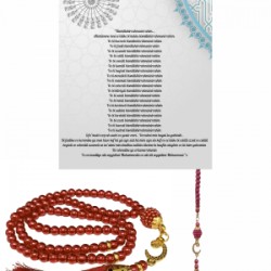 Namaz Tesbihi Vavlı 99lu Cam İncili 35 Besmele-i Şerif Dua Kartı İle Fuşya Renk Hediyelik Namaz Tesbihi Vavlı 99lu Cam İncili 35 Besmele-i Şerif Dua Kartı İle Fuşya Renk Hediyelik