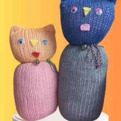 Tıkırık Örgü Yastık Uyku Ve Oyun Arkadaşı Şeker&cingöz - 35 Cm-45 Cm Tıkırık Örgü Yastık Uyku Ve Oyun Arkadaşı Şeker&cingöz - 35 Cm-45 Cm