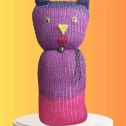 Tıkırık Örgü Yastık Uyku Ve Oyun Arkadaşı Pembeş - 35 Cm Tıkırık Örgü Yastık Uyku Ve Oyun Arkadaşı Pembeş - 35 Cm