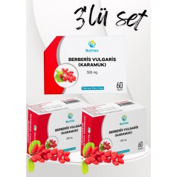 Berberis Vulgaris Takviye Edici Gıda 60’lı – 3’lü Ekonomik Set Berberis Vulgaris Takviye Edici Gıda 60’lı – 3’lü Ekonomik Set