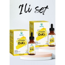 D3k2 Damla 20 Ml (1000 Iu) – 2’li Avantaj Paketi D3k2 Damla 20 Ml (1000 Iu) – 2’li Avantaj Paketi