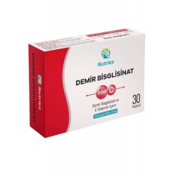 Demir Bisglisinat 30 Kapsül Demir Bisglisinat 30 Kapsül