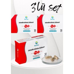 Demir Bisglisinat 30 Kapsül – 3’lü Ekonomik Set Demir Bisglisinat 30 Kapsül – 3’lü Ekonomik Set