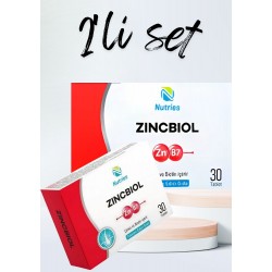 Zincbiol Çinko Takviyesi 30 Tablet – 2’li Avantaj Paketi