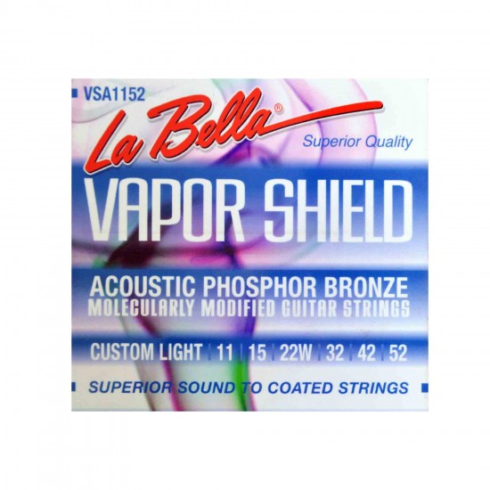 AKUSTİK GİTAR TELİ LABELLA VAPOR SHIELD LB-VSA1152 AKUSTİK GİTAR TELİ LABELLA VAPOR SHIELD LB-VSA1152