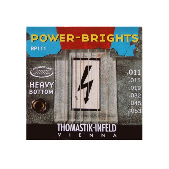 Gitar Aksesuar Elektro Power-Brights Tel Thomastik Infeld TH-RP111 Gitar Aksesuar Elektro Power-Brights Tel Thomastik Infeld TH-RP111