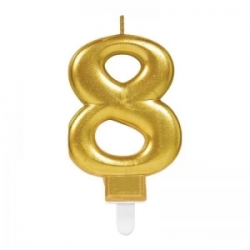 8 Rakam Mum Gold Renk 8 Rakam Mum Gold Renk