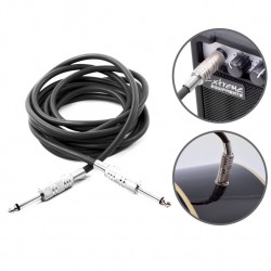 Kablo Jak Fişli Pro 5 Metre Siyah KJF5BK Kablo Jak Fişli Pro 5 Metre Siyah KJF5BK